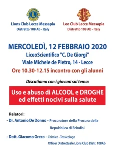 Abuso alccol e droga